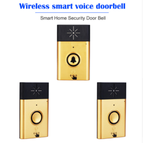 Wireless wifi voice doorbell home remote intelligent self-power generation - style D